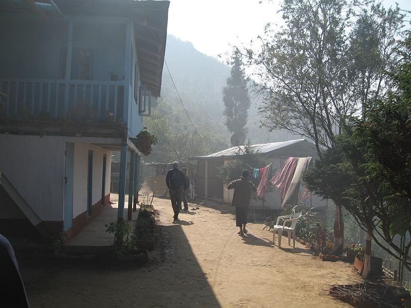 IMG_2864.jpg - Street scene in the village of Upper Lingten, India, where the paper factory was located.