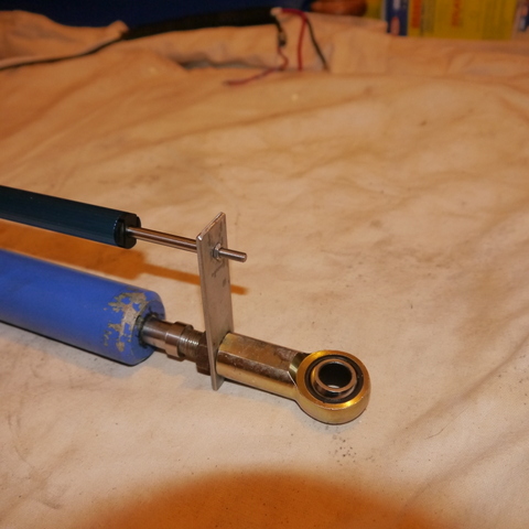Detail of the stainless that holds the slider